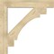 Ekena Millwork Merced Block Rough Sawn Bracket, Douglas Fir, 6"W x 44"D x 44"H BKT06X44X44MRC05RDF - alternate 3